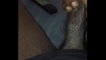 Preview 1 of Sunny Leone Close Up Naked Feet - Just a young black man shooting a load