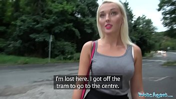 Preview 1 of Cum Family - Public Agent Blonde Gets Fucked By a Lost Stranger