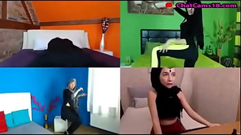 Preview 2 of Boyish Lesbian - bi camgirl quartet