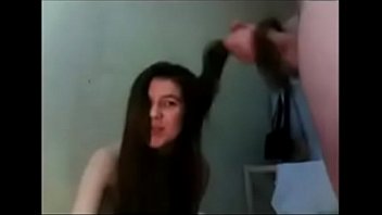 Preview 3 of Slepping Bitch Sister - sexy teen hairjob and cum in hair long hair hair 1