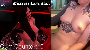 Preview 4 of Tarazn Xxx - Mistress Larentiah opens dungeon and fucks fans in online sex game (3dxchat)