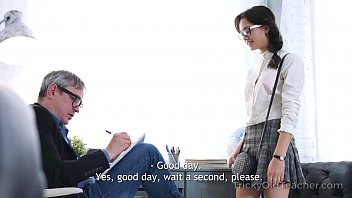 Preview 1 of Bf Squirt Indo - Tricky Old Teacher - Sweetie gives her teacher sex satisfaction