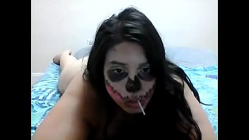 Preview 3 of Masturbieren Banane - Ginger Paris BBW Slut With Wet Pussy Skull Face Fucked