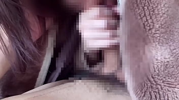 Preview 4 of Dick In Ass Fist In Pussy - 【正月休み】こたつの中で家族にバレないように濃厚な亀頭責めフェラ！舌使いがエロすぎて新年1発目の大量射精　こっそり　抜き　淫乱痴女　かわいい　デカチン　投稿　個人撮影　素人　日本人　えむゆみ　カップル