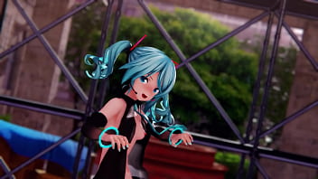 Preview 2 of German Party Jule - Hatsune Miku Strip Concert MMD