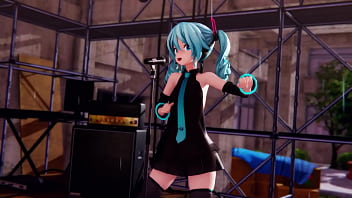 Preview 1 of German Party Jule - Hatsune Miku Strip Concert MMD