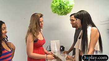 Preview 4 of Hand Free Job - Hot lady flashed boobs in local store