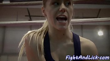 Preview 1 of Arqb Milf - Wrestling lesbian pussylicked passionately