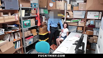 Preview 1 of Anus Sluts - Lp Officer Saw His Chance to Punish the Teen Shoplifter - Fuckthief