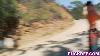 Preview 1 of Vibration Girl - Teen best friends fuck a guy together before a party