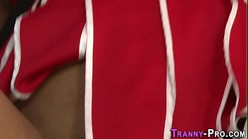 Preview 4 of Andi Mfc9 - Ebony tgirl cheerleader