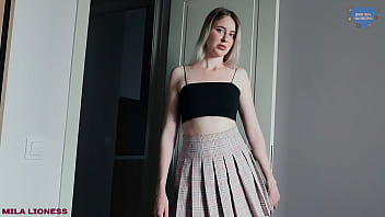 Preview 1 of Soto Girl - Stepsister Makes Amends With My Dick. Fucking a Russian Bitch with Cum on Panties