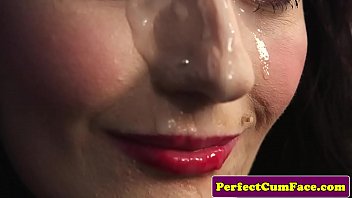 Preview 4 of Spanish Mixed - Lingeried beauty facialized with huge load
