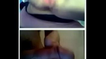 Preview 4 of Teensexmp4 - webchat 17 hairy pussy and my dick with cum