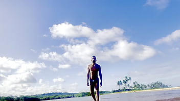 Preview 1 of Indian Style All Sex - Naked and Jerking off inside a Lagoon