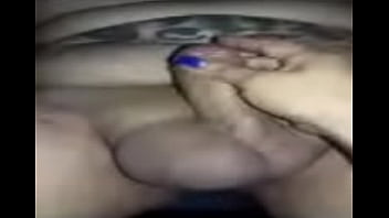 Preview 1 of Luxury Retro Garden Porn - GF playing with BF&#039_s dick getting it hard