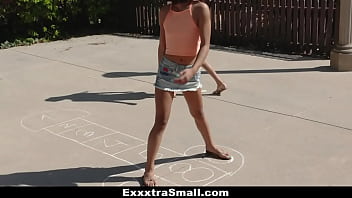 Preview 1 of Pakiesan Xxx - ExxxtraSmall - Small Babes Fucked By Huge Cock