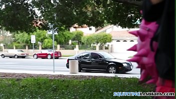 Preview 1 of Mom And Boy Sleep Japan - Squirting latina teen scissoring with milf