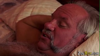 Preview 3 of Impregnates Dad - Blonde gets cum tugging