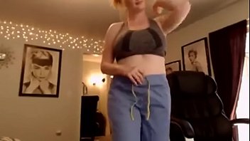 Preview 1 of Allasian Lesbian Familyf70 - sexy babe with big fat ass teasing on cam