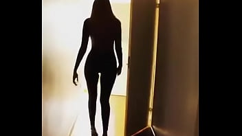 Preview 4 of Bengali Vai Bon Sexy Muvisfuck - Sexy babe walks in latex catsuit