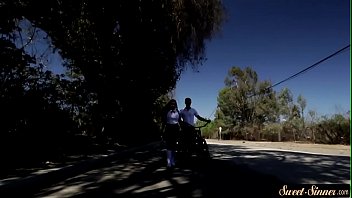 Preview 1 of Houesewife Chistmas Present - Teen cockriding her horny teacher