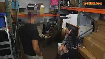 Preview 1 of Hindi Clier Adieo - Lesbian couple fucking with pawn keeper