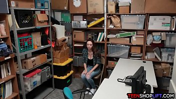 Preview 1 of Xxxaij 13 Sall - Tall teen thief caught stealing and fucked by security