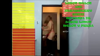 Preview 3 of Xxx Cache Sax Com - lemon melon  and strawberry bikini - Mi tanga de sabor limon melon y fresa