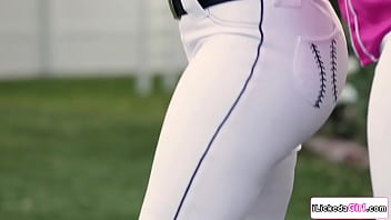 Preview 1 of Johnny Sins Dvd - Lesbian coach licking and fucking athlete with baseball bat
