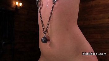 Preview 1 of Busty Gf Wanks - Babe in bondage pussy fingered