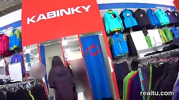 Preview 1 of Fla Seks - Enchanting czech chick was teased in the mall and penetrated in pov
