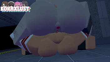 Preview 3 of Imo Xxx Jd - KORAXLUST - Roblox femboy dominated by taller psycho girl