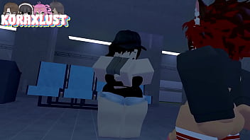 Preview 1 of Imo Xxx Jd - KORAXLUST - Roblox femboy dominated by taller psycho girl