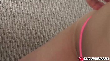 Preview 4 of Big Ass Humping - Pervy stepbro feeding hot Jasmine Vega