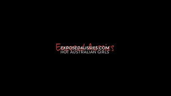 Preview 1 of Xxx Hd Full Video Sex - Chubby Australian milf with huge tits plays with her pussy while watching porn