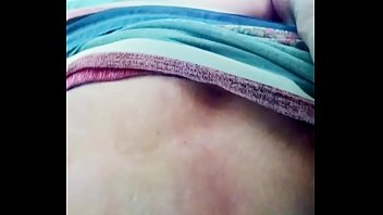 Preview 2 of Swallowing Blonde - Hot girlish boy with big boobs dances in saree and burns nipples