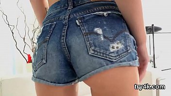 Preview 2 of Latina Backshots Bbc - Sweet teenie give suck job in pov and gets narrow snatch screwed