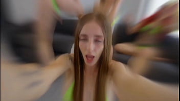 Preview 2 of Squirt Nana Usami - Sluts being sluts