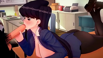 Preview 2 of Marley Brinx School - Komi Shouko hace reforzamiento despu&eacute_s de clases