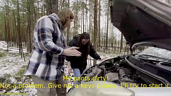 Preview 1 of Africa Sex Japan - roadside assistance rewarded with wild car fucking