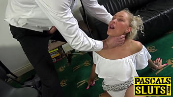 Preview 2 of Ass Kassin Katja - Blonde Nova Shields gets Pascals hard cock in her asshole