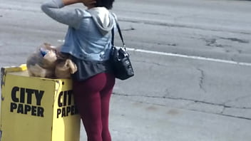 Preview 1 of Deug - Single Black Mom Catching The Bus After Shopping