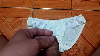 Preview 1 of German Blowjob Sex Eva Mexicana - Sịp trắng tinh kh&ocirc_i | Cum on panties compilation the best!