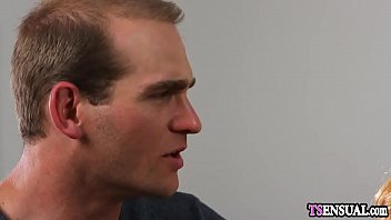 Preview 2 of Giriss - Tiny dick redhead shemale anal fucked by her boyfriend