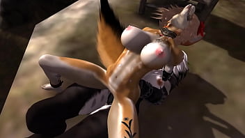 Preview 4 of Three Girl Gang Bang - Primal Instinct 2 ( Furry / Yiff )