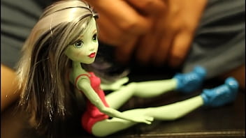 Preview 2 of Thenamesjamess - My STUNNING Frankie Stein doll is ADDICTED to CUM