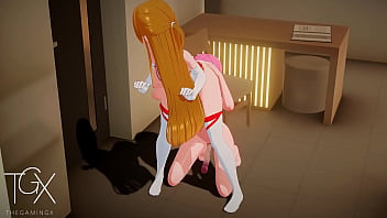 Preview 2 of Animal Crushing - Sword Art Online Asuna In Sex Futanari Porn Anime Hentai Sex Gaming Games