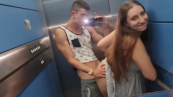Preview 3 of Rayna Col - WE FUCKED IN A PUBLIC ELEVATOR!!!