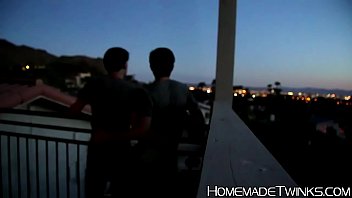 Preview 1 of Femdom Milking 2 Slaves Cock - Andy Kay and Nico Michaelson plow each other hard and fast